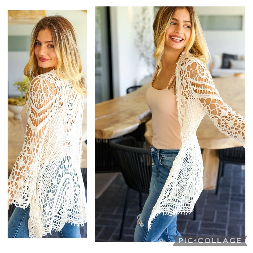 Beautiful Crochet Kimono